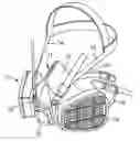 Fig. 01 - Unitary respirator with molded thermoset elastomeric elements