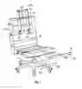 Fig. 07 - Exercise chair utilizing an adjustable resistance band system