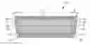 Fig. 01 - Filter element comprising inclined end panels and respective filter housing