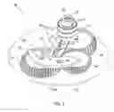 Fig. 03 - Adjustable stroke mechanism for random orbital machine