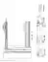 Fig. 44 - Combination forced entry resistant sash lock and tilt latch, also functioning as a window opening control device