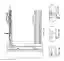 Fig. 46 - Combination forced entry resistant sash lock and tilt latch, also functioning as a window opening control device