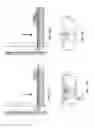 Fig. 50 - Combination forced entry resistant sash lock and tilt latch, also functioning as a window opening control device