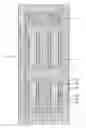 Fig. 01 - Door skin, method of etching plate for forming wood grain pattern in door skin, and etched plate formed therefrom