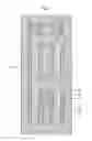 Fig. 02 - Door skin, method of etching plate for forming wood grain pattern in door skin, and etched plate formed therefrom