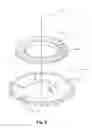 Fig. 06 - Reaction Washer with Belleville Spring induced radially inward progressing Bottom Bite Action and Tightening and Securing System