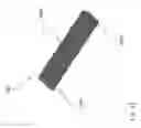 Fig. 17 - Kinematic rail mount for mounting a device on a firearm rail