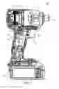 Fig. 02 - Variable-speed input unit having segmented pads for a power tool