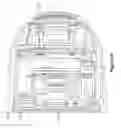 Fig. 14 - Video camera assembly having an IR reflector