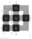 Fig. 72 - Method of supplying electrical power from rigid printed circuit board to another rigid printed circuit board in rigid-flex printed circuit board array