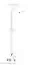 Fig. 09 - Platform bird feeder with an adjustable wobbling baffle