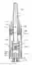 Fig. 01 - Atomizer capable of preventing liquid leakage caused by air inside a liquid reservoir and electronic cigarette with the same