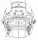 Fig. 01 - HELMET WITH FLOATING SHELL PLATES
