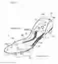 Fig. 02 - Outsole structure for shoes and cleated shoe using same