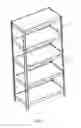 Fig. 02 - Storage shelf and transverse beam thereof