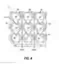 Fig. 10 - Pocketed spring assembly comprising strings of springs with tabs