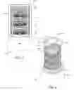 Fig. 03 - Beverage dispenser having at least one tilted and gravity assisted rotating tray