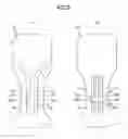 Fig. 10 - Absorbent article having a cavity portion and a projection that fits in the cavity portion