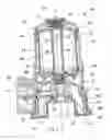 Fig. 02 - Rotary vessel with a spigot having a non-circular outer circumferential cross-section forming an axial movement limiting engagement with a housing closure member