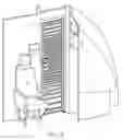 Fig. 04 - Flight deck barrier door, aircraft comprising flight deck barrier door, and method of using flight deck barrier door