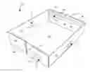 Fig. 01 - Crate with stacking ledge and blank therefor