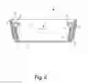 Fig. 07 - Crate with stacking ledge and blank therefor