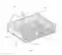 Fig. 02 - PLASTIC CONTAINER FOR CONTAINING AND TRANSPORTING HORTICULTURAL PRODUCTS COMPRISING AT LEAST ONE CENTERING DEVICE IN THE LARGE WALLS AND AT LEAST ONE CHANNEL IN THE BOTTOM LOWER FACE