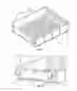 Fig. 07 - BOTTOM BASE FOR A PLASTIC CONTAINER BOTTOM WHICH COMPRISES RECTANGULAR BEAMS IN THE DIAGONALS JOINING THE BOTTOM FRAME PROFILES
