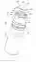 Fig. 01 - Liquid dispensing nozzle and device comprising a cap