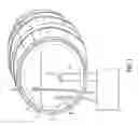 Fig. 08 - Method for rapid maturation of distilled spirits using light and heat processes
