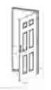 Fig. 08 - Soundproof door for use in reduction of sound transmitted from one side of the door to the other side