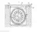 Fig. 01 - Speed reducer with two intermediate lines for a turboprop engine, turboprop engine comprising said reducer