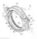 Fig. 01 - Coupling having seal with retracting center leg