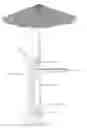 Fig. 01 - Foldable mounting bracket for patio and deck accessories