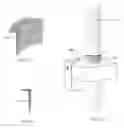 Fig. 09 - Foldable mounting bracket for patio and deck accessories