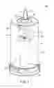 Fig. 02 - Electronic candle with electromagnetic drive unit