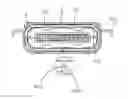 Fig. 01 - Electrical connector having a shielding shell with a riveted joint
