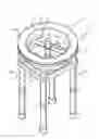 Fig. 01 - Elevated pet feeder with slow feed bowl