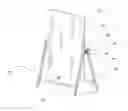 Fig. 01 - System, apparatus and methods for a mobile pivotable dry erase board