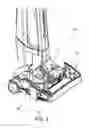 Fig. 04 - Upright vacuum cleaner with battery support plate