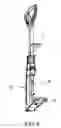 Fig. 09 - Upright vacuum cleaner with battery support plate