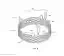 Fig. 08 - Heart valve implant commissure support structure