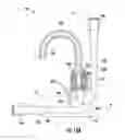 Fig. 14 - Combination emergency wash and faucet unit