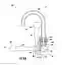 Fig. 24 - Combination emergency wash and faucet unit