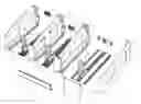 Fig. 01 - Quick-load merchandising pusher systems and methods for dividing, pushing and/or dispensing one or more retail products