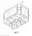 Fig. 13 - Plastic pallet with support blocks having upper and lower towers and associated methods