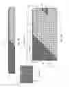 Fig. 02 - Underlayment panel having drainage channels