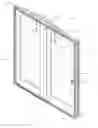 Fig. 01 - Sliding door unit and components for the same