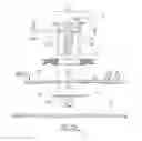 Fig. 01 - METHOD FOR MOUNTING A PULLEY OF A WINDOW REGULATOR TO A PLASTIC RAIL AND ASSEMBLY OBTAINED