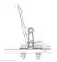 Fig. 01 - Method for locating check valve pin